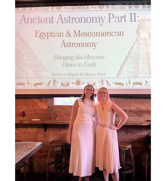 Presenting an outreach talk on Ancient Egyptian & Mesoamerican Astronomy for the Astronomy on Tap series.