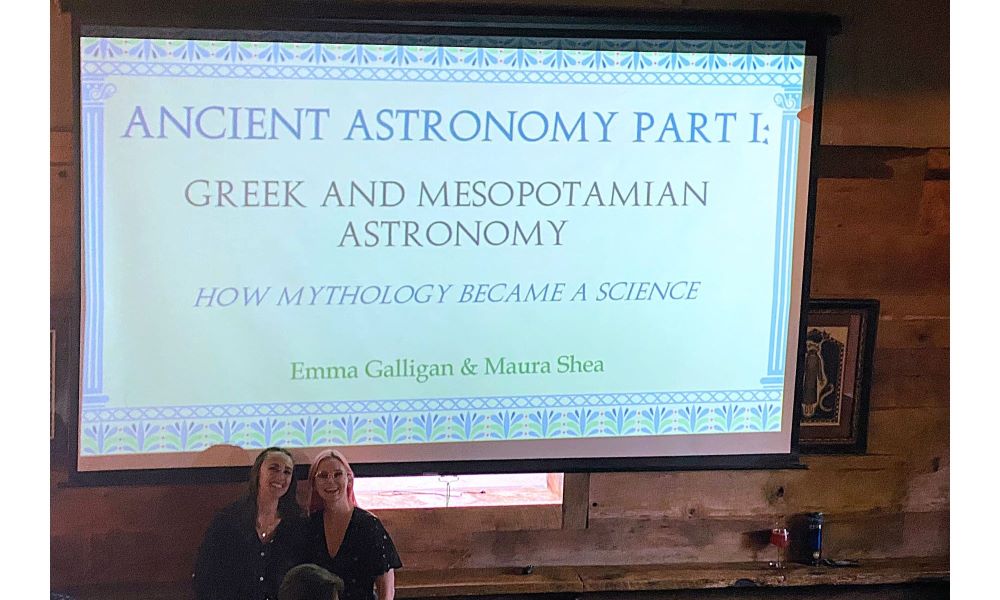 An Astronomy on Tap talk about Ancient Greek and Bablyonian Astronomy.