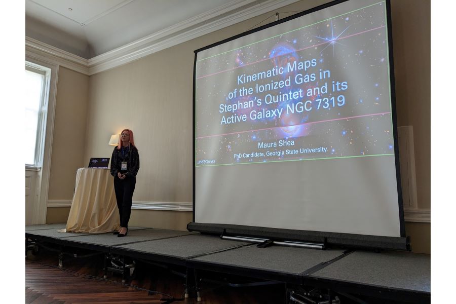 Giving a talk at a specialized conference, AGN Winds on the Chesapeake.