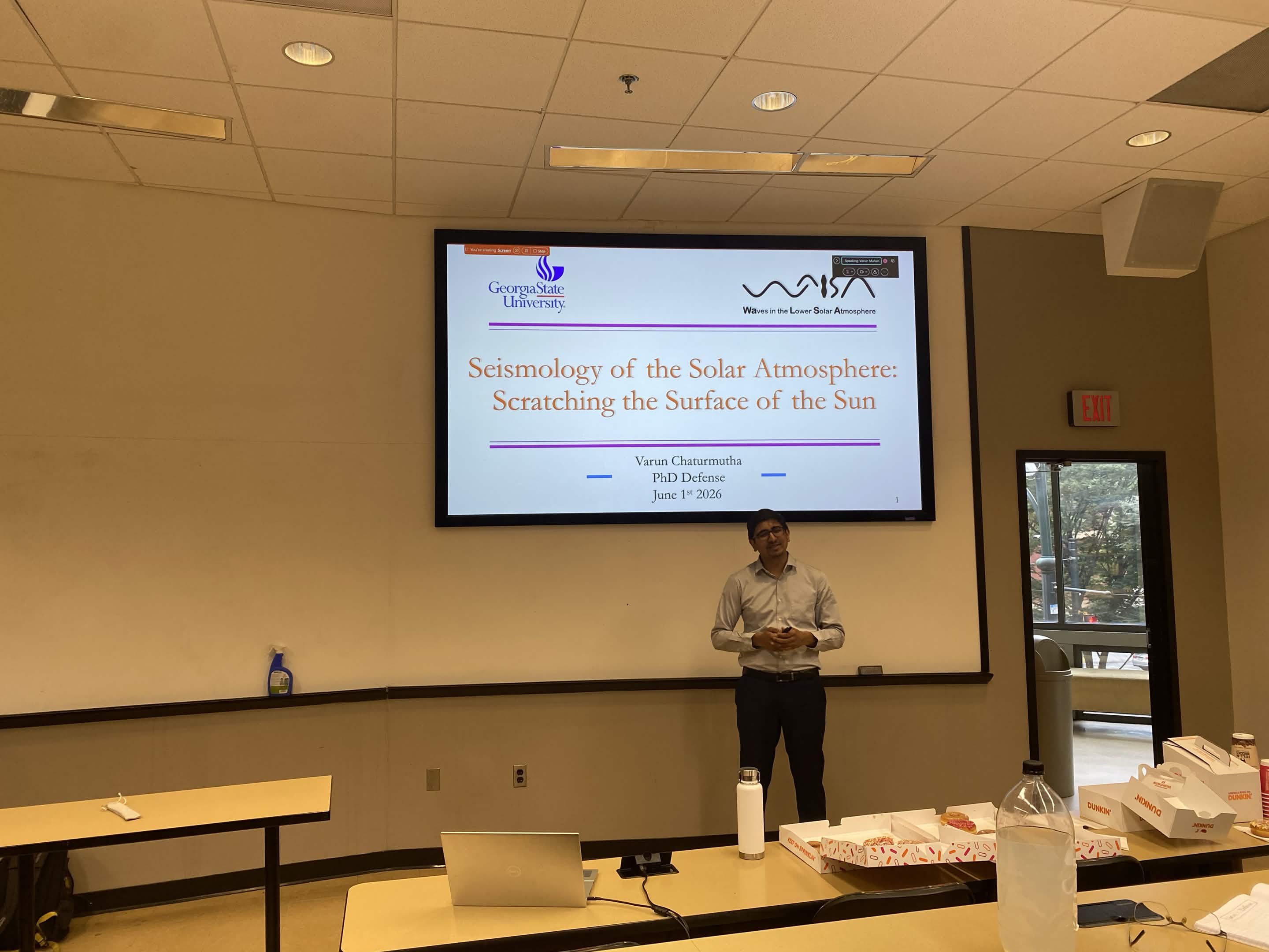 Varun Chaturmutha PhD defense